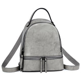 Retro Oil Wax Leather Women's Backpack