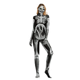 3D Digital Print Skeleton Costume