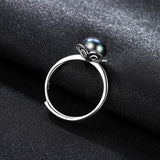 9-9.5mm Natural Pearl Adjustable Ring