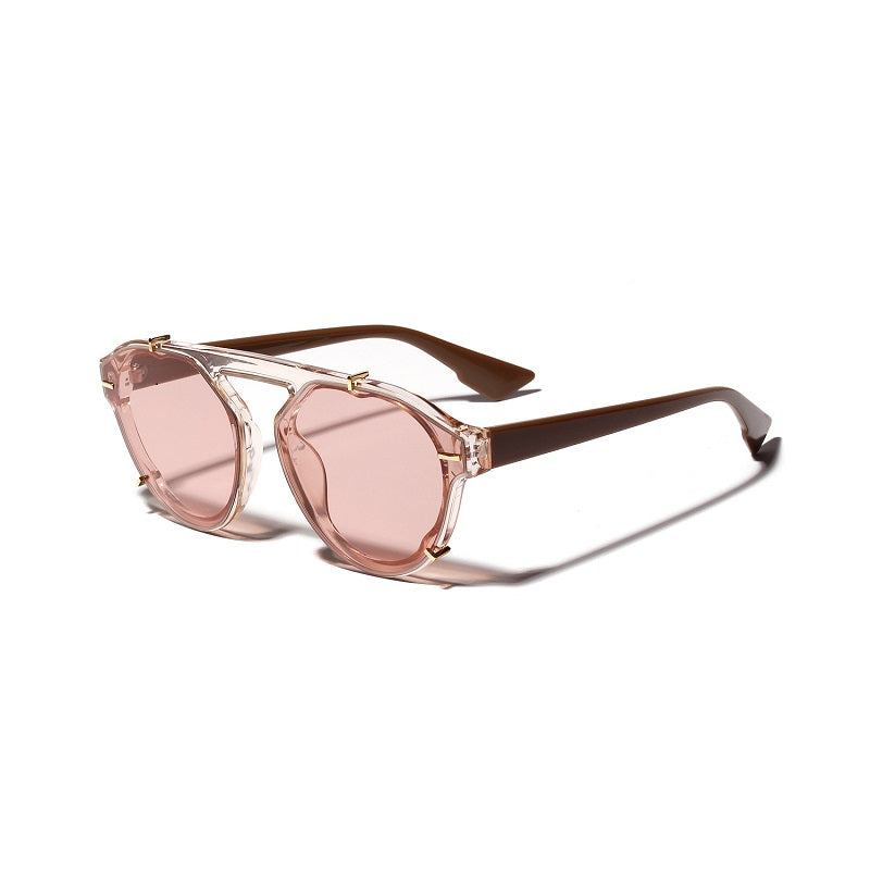 Retro Irregular Frame Sunglasses