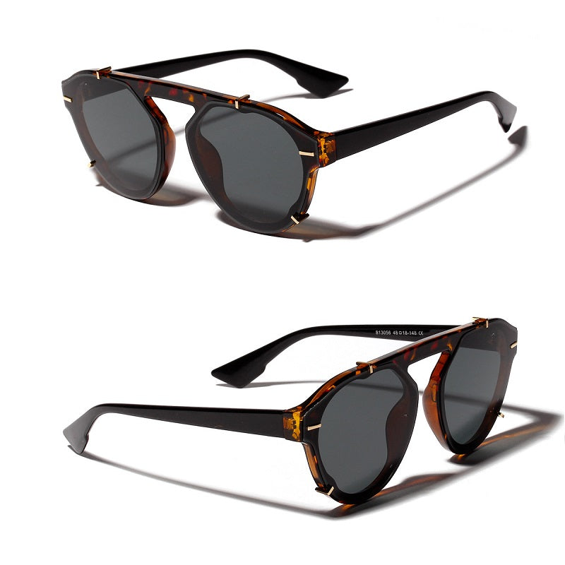 Retro Irregular Frame Sunglasses