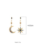 Bohemian Star&Moon Pattern Earrings