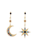 Bohemian Star&Moon Pattern Earrings