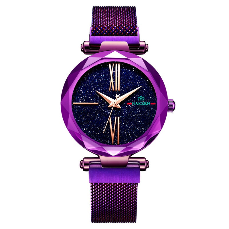 Starry Dial Magnetic Strap Women's Watch