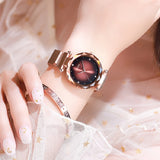 Irregular Frame Magnetic Strap Women's Watch