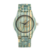 Colorful Strap Women's Wooden Watch