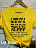 Want To Sleep Letter Print Fashion T-shirts