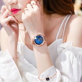Irregular Mirror Magnetic Strap Women's Watch