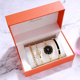 Fashion 4 Pcs Set Bracelet  Women's Watch