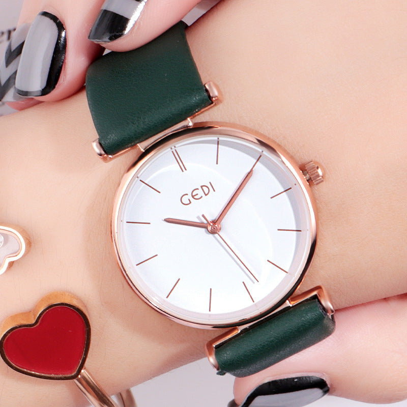 Simple&Stylish Round Dial Women's Watch