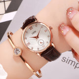 Simple Diamond Inlaid Women's Watch