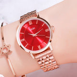 Casual Roman Numberal Scale Women's Watch