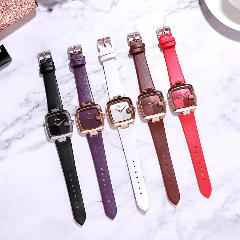 Square Dial Casual Women's Watch