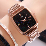 Square Starry Dial Women's Watch