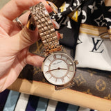 Diamond-inlaid Stainless Steel Women's Watch