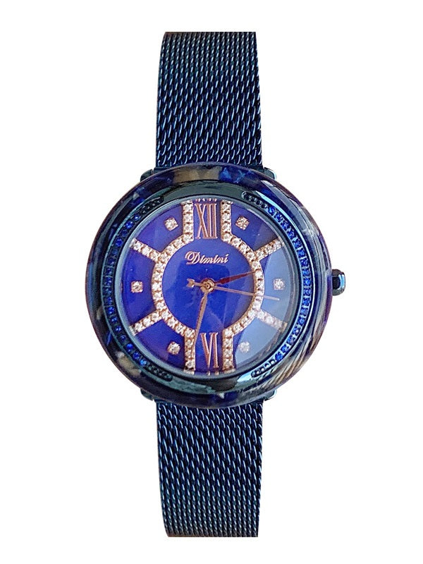 Women's Watch Brilliant&Luxury Large Dial Milan belt elegant watch