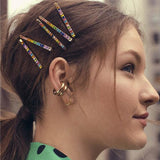 Colorful Diamond 3pcs Set Hair Clip