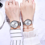 Personality Simple Steel Strap Couple Watch