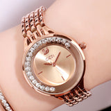 Stylish Diamond-encrusted Women's Watch