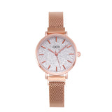 Gradient Dial With Scale Women's Watch