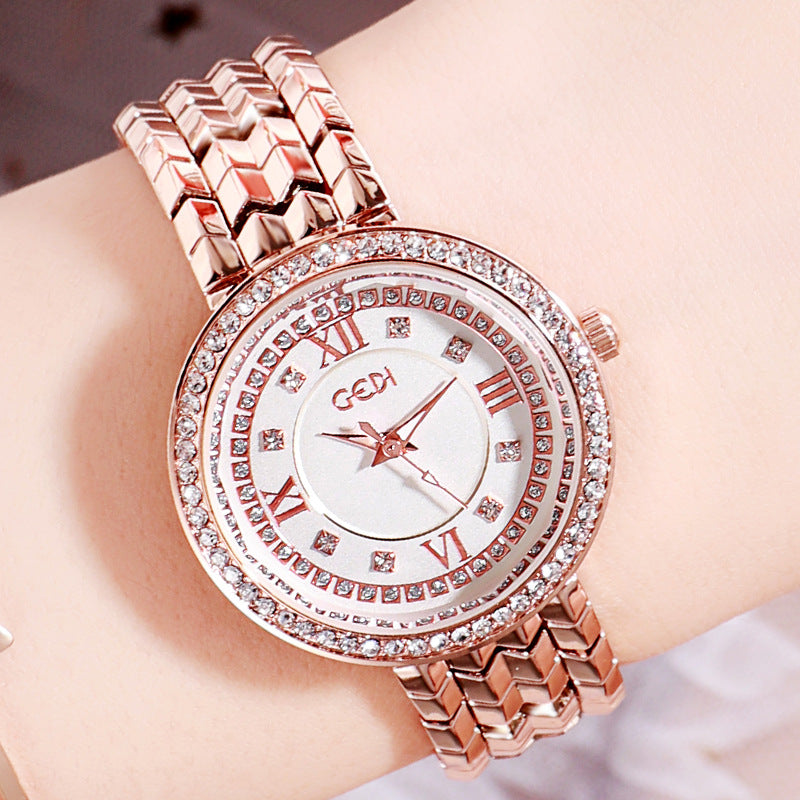 Large Round Dial Women's Watch