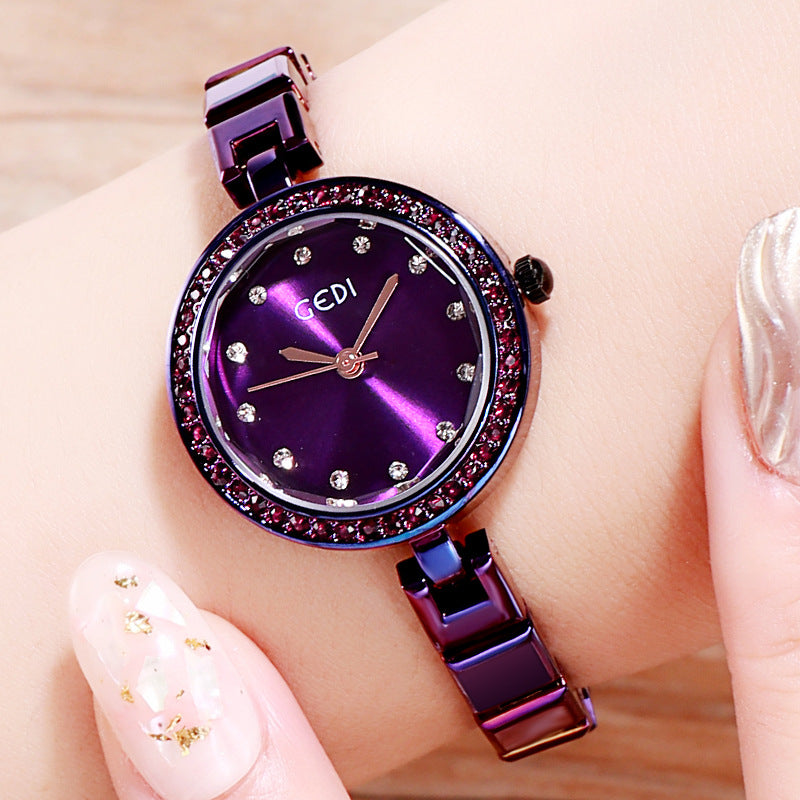 Ultra-thin Strap With Scale Women's Watch