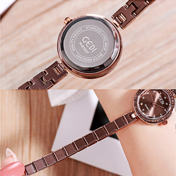 Ultra-thin Strap With Scale Women's Watch