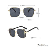 Square Large Frame Sunglasses