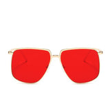 Retro Round Large Frame Sunglasses