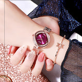 Full Of Diamond Dial Bracelet Women's Watch