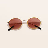 Retro Round Rimless Women's Sunglasses