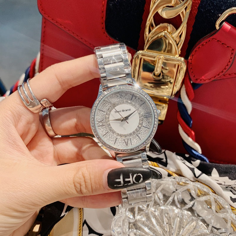Women's Watch Quicksand Dial Milan Strap elegant watch
