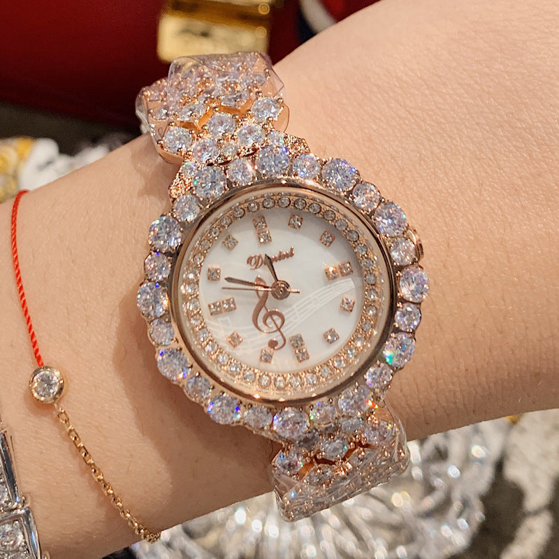 Women's Watch Luxurious Zircon full diamond Bracelet elegant watch