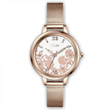 Leisure Flower Pattern Women's Watch