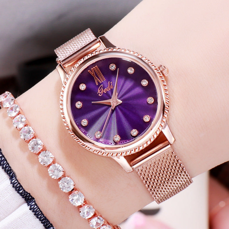 Stylish Diamond Scale Women's Watch