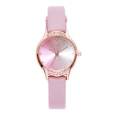 Gradient Dial With Scale Women's Watch