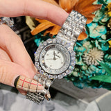 Quicksand Dial Rhinestone Women's Watch