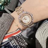 Quicksand Dial Rhinestone Women's Watch