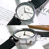 Simple Dial With Calendar Couple Watch Women's Watch