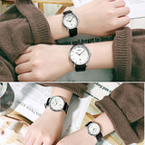 Simple Dial With Calendar Couple Watch Women's Watch