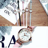 Small Leisure Leather Strap Women's Watch