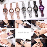 Fashion Diamond Dial Bracelet Women's Watch