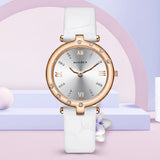 Simple Dial With Rhinestone Scale Women's Watch