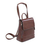 Fashion Retro Oil Wax Leather Backpack