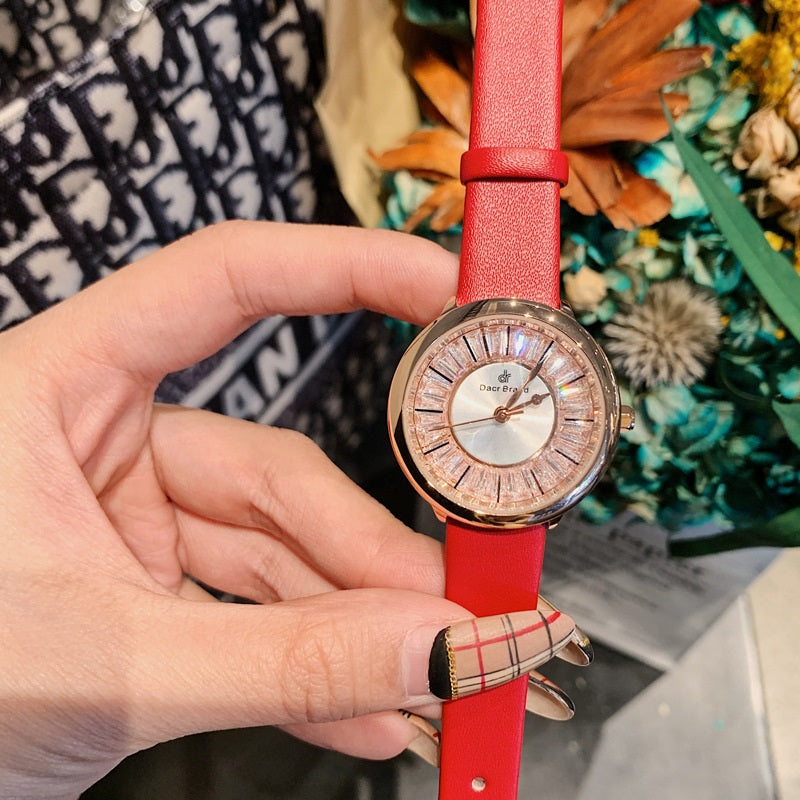 Personality Shining Dial Women's Wristwatch