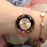 Fashion leather strap women's watches