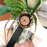 Fashion leather strap women's watches