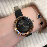 Fashion leather strap women's watches