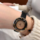 Fashion leather strap women's watches