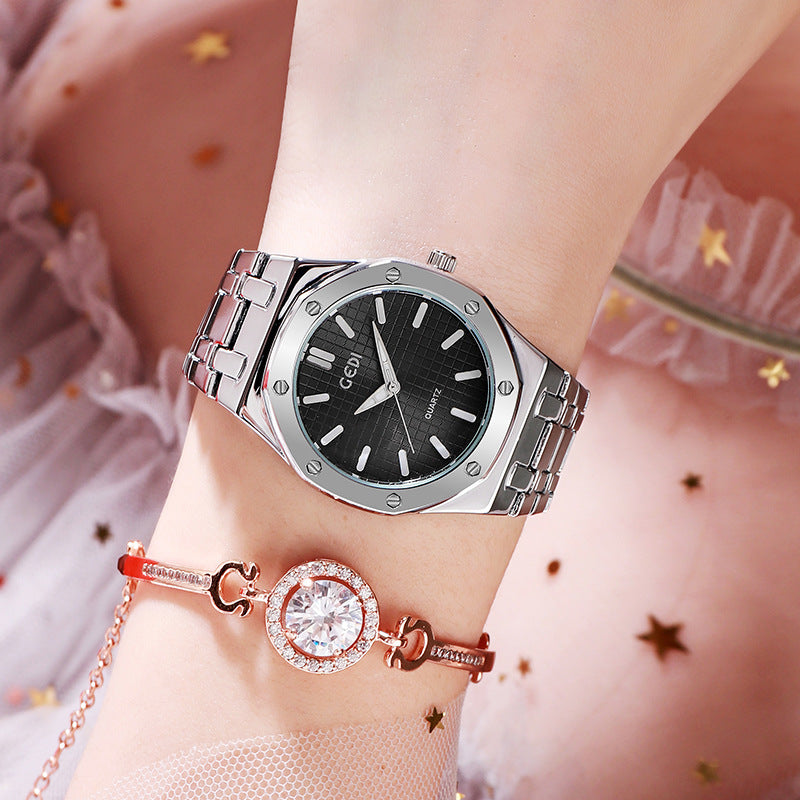 Fashion leisure stainless steel women's watches